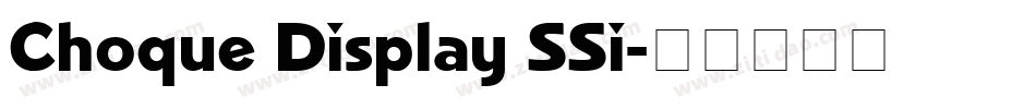 Choque Display SSi字体转换